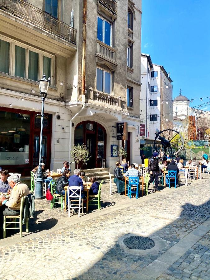 Modern Old Town Central Apartment Bucarest Exterior foto