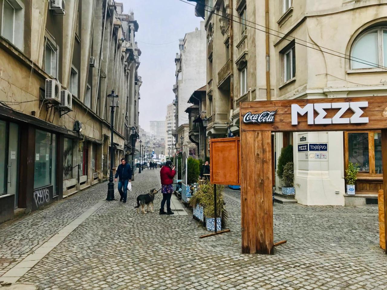 Modern Old Town Central Apartment Bucarest Exterior foto